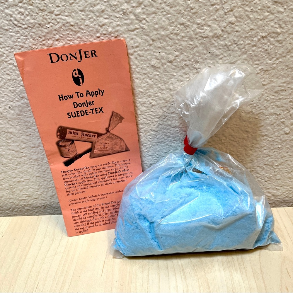Flocking. 3.5 ounce bag. Light Blue Baby Blue. Don Jer Flock It! NEW NWT